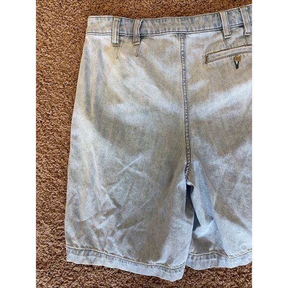 Lands End Light/Medium Wash Lot Bundle 3 Pleated Jean Shorts Womens 8 10 Petites - Picture 12 of 16